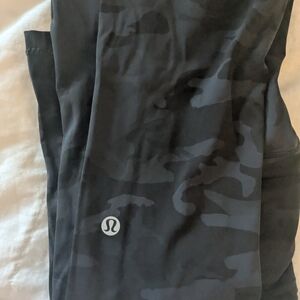 Lululemon Black Camouflage Leggings